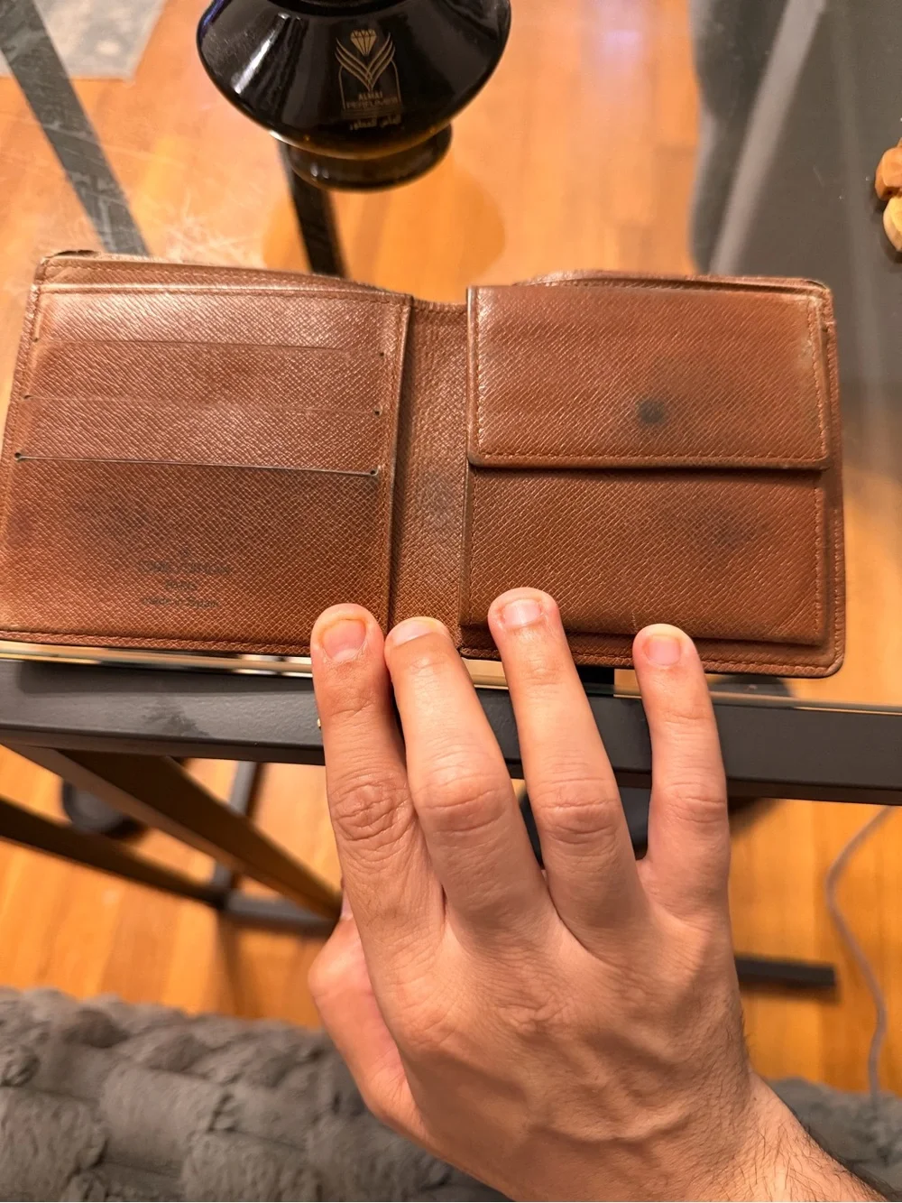 Louis Vuitton Brown Monogram Canvas Card Case